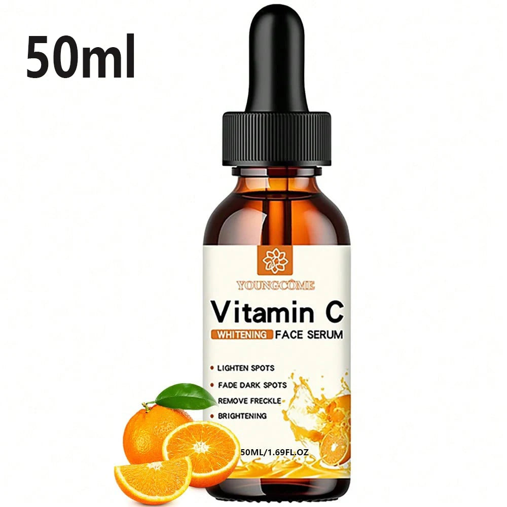 Sérum Facial de Vitamina C – Iluminador, Antimanchas y Antiedad con Ácido Hialurónico