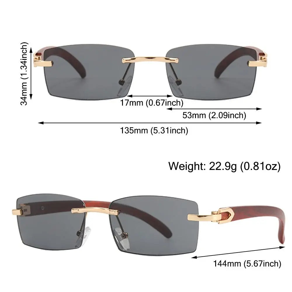 Gafas de Sol Rectangulares UV400 – Look Minimal y Vanguardista