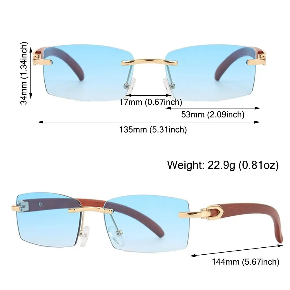Gafas de Sol Rectangulares UV400 – Look Minimal y Vanguardista