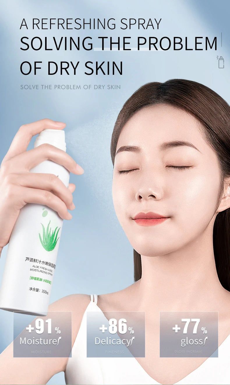 Bruma Facial Refrescante – Aloe Vera Hidratante & Calmante