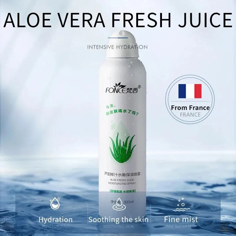 Bruma Facial Refrescante – Aloe Vera Hidratante & Calmante