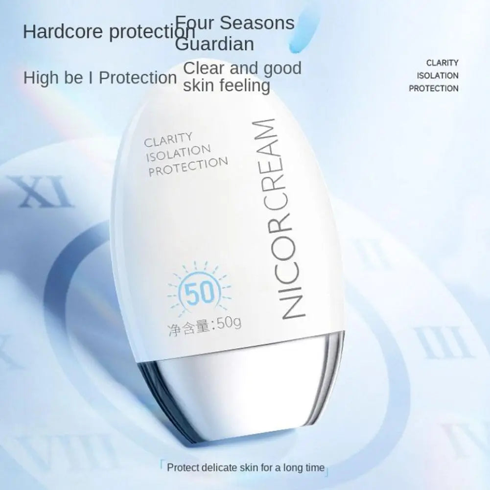 Protector Solar Facial SPF50 – Ligero y Elegante para tu Rutina Veraniega