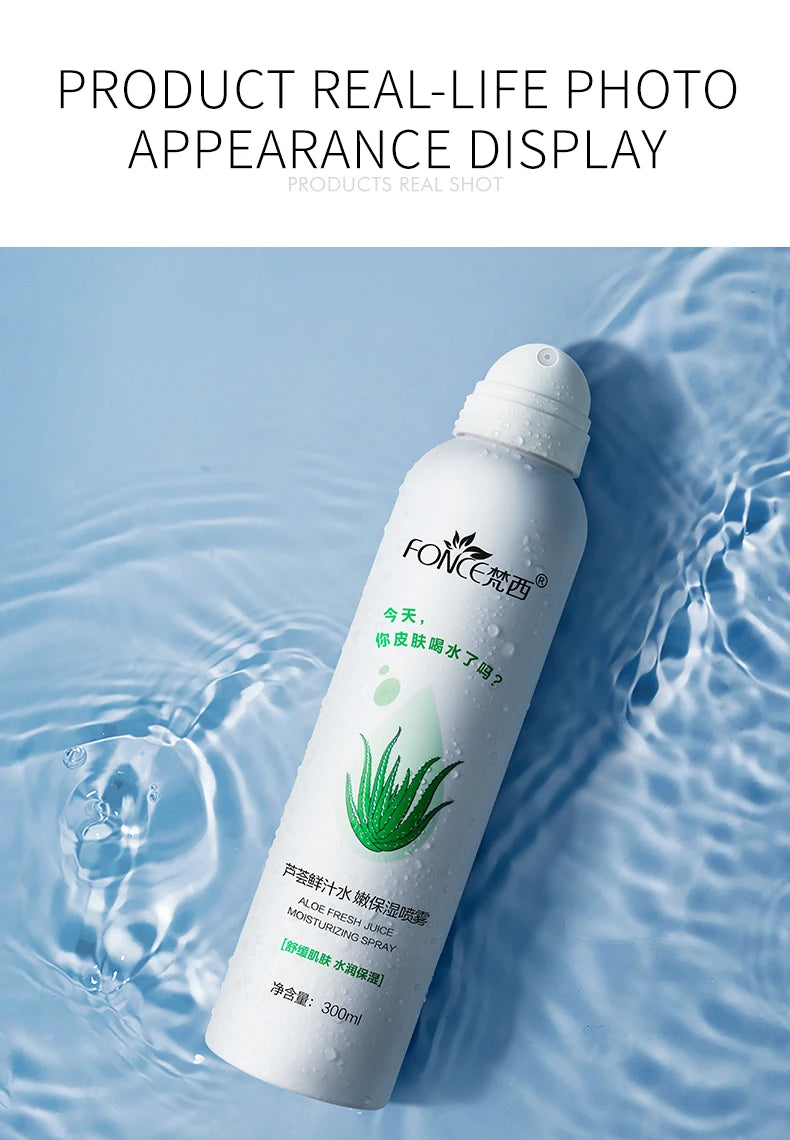 Bruma Facial Refrescante – Aloe Vera Hidratante & Calmante