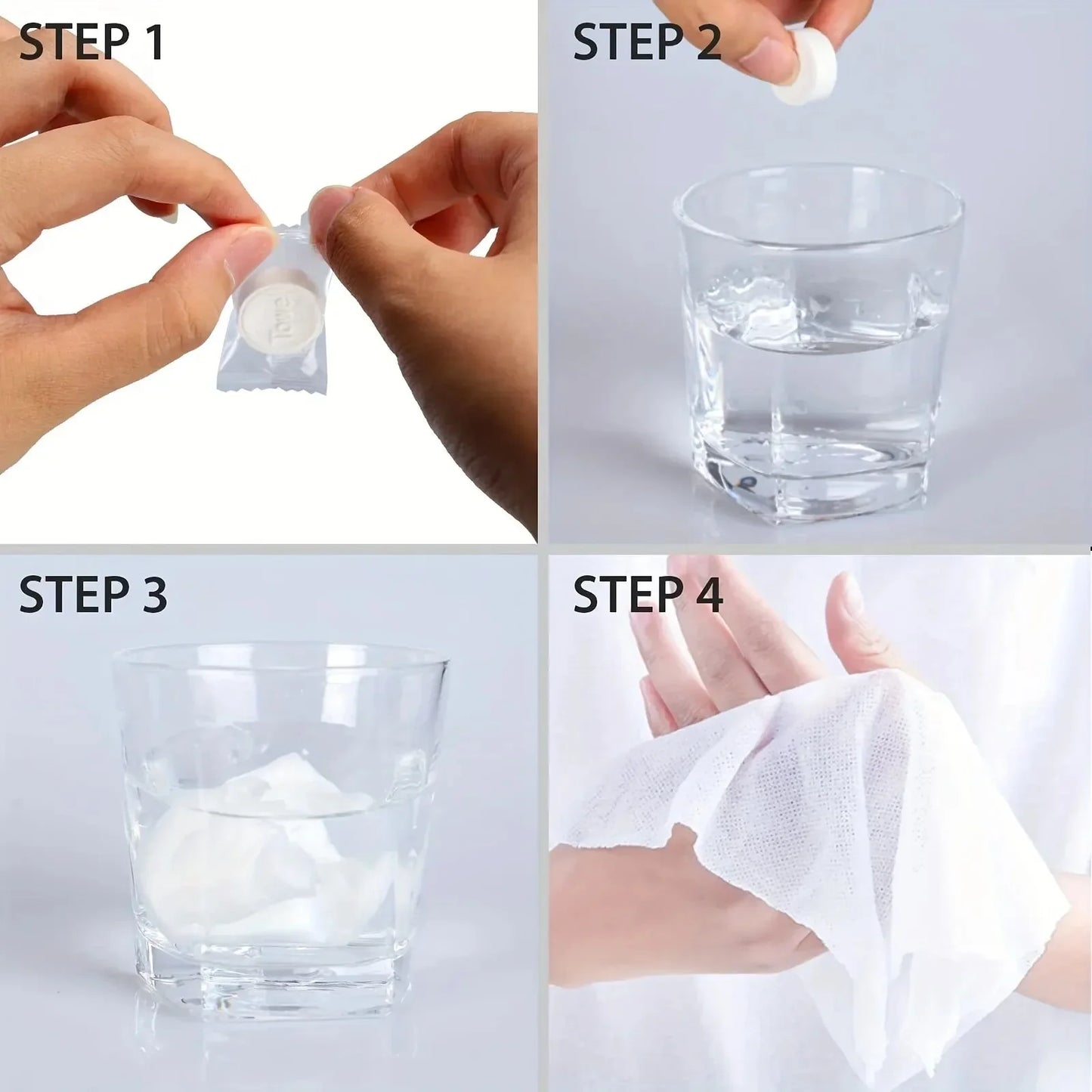 Set de 30 Toallas Faciales Portátiles – Ligereza y Limpieza