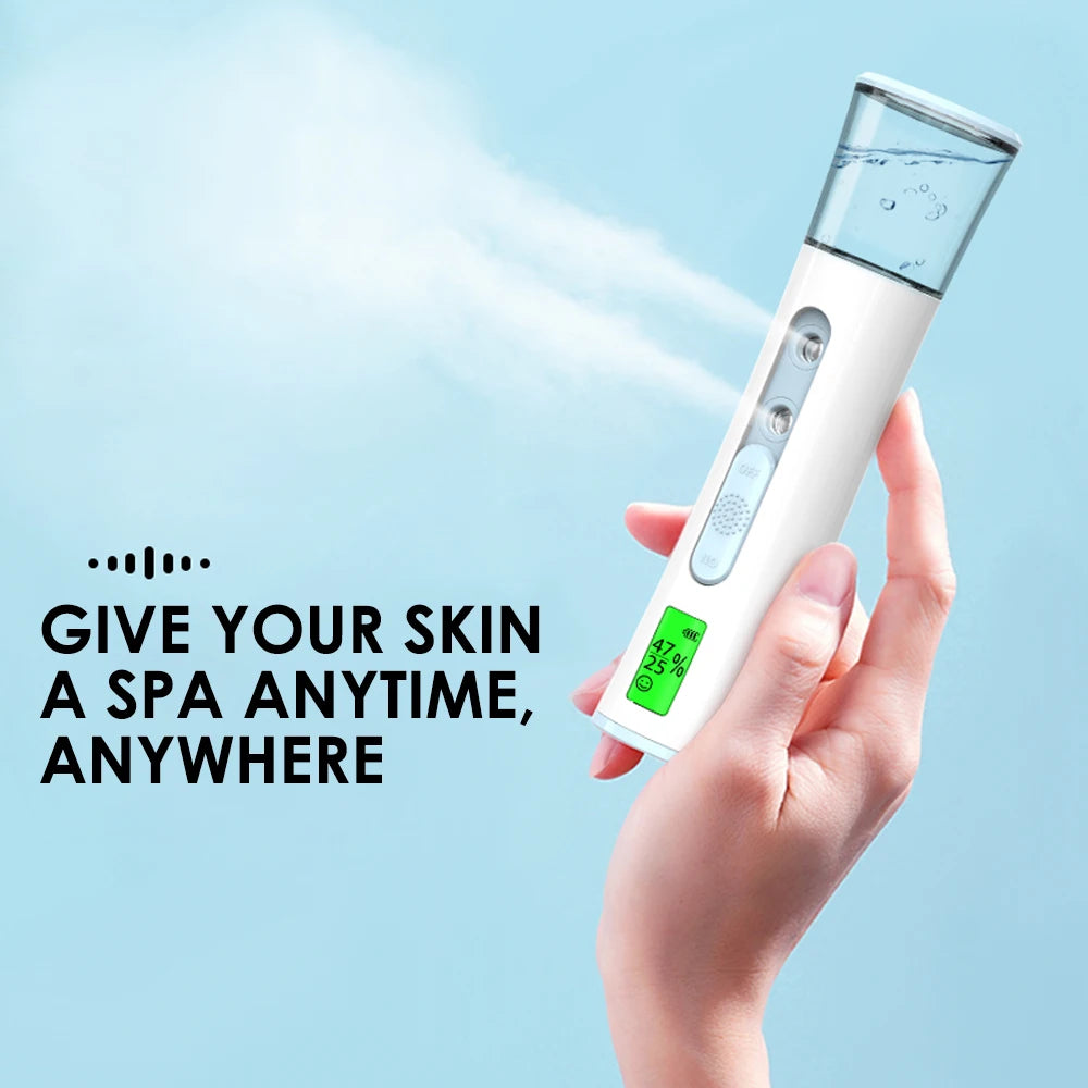 Mini Vaporizador Facial Portátil – 30ml Recargable