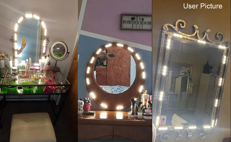 Tira de Luces LED para Espejo – Iluminación Hollywood en Casa