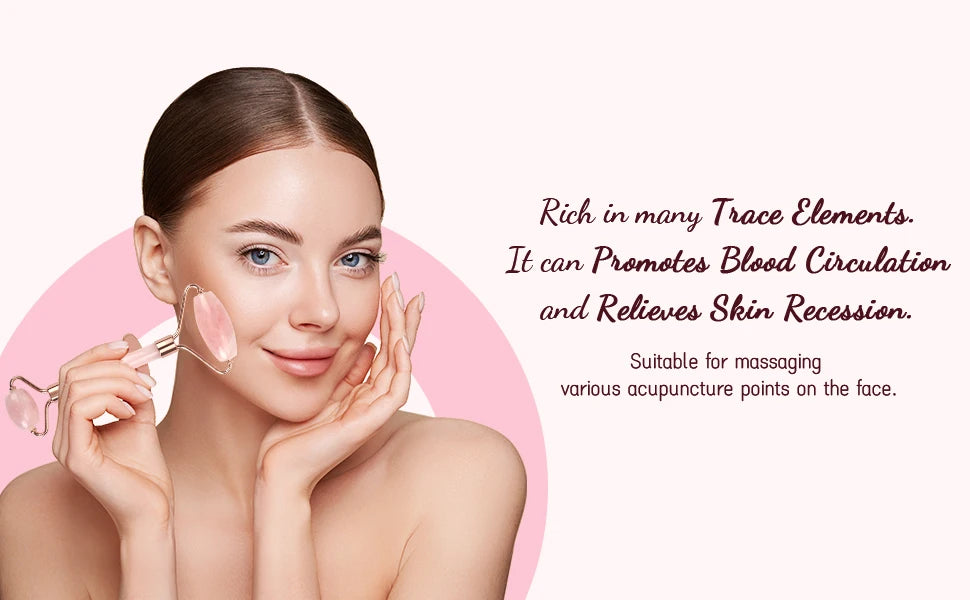Rodillo Facial de Jade Natural – Belleza y Cuidado