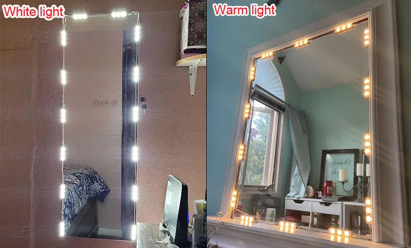Tira de Luces LED para Espejo – Iluminación Hollywood en Casa