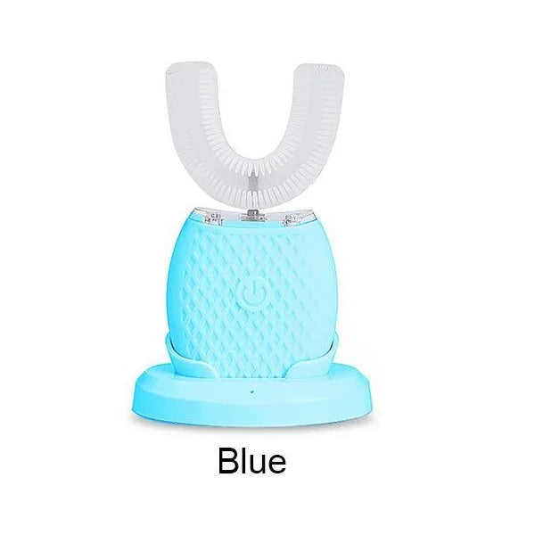 Cepillo de Dientes Sónico en U | Limpieza Automática 360° con Luz Azul Antibacteriana
