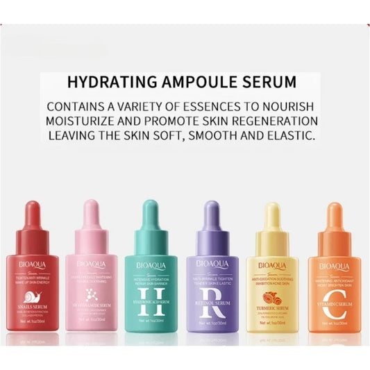 Sérum Facial Hidratante Multifunción – Fórmulas Premium con Ácido Hialurónico, Vitamina C y Más
