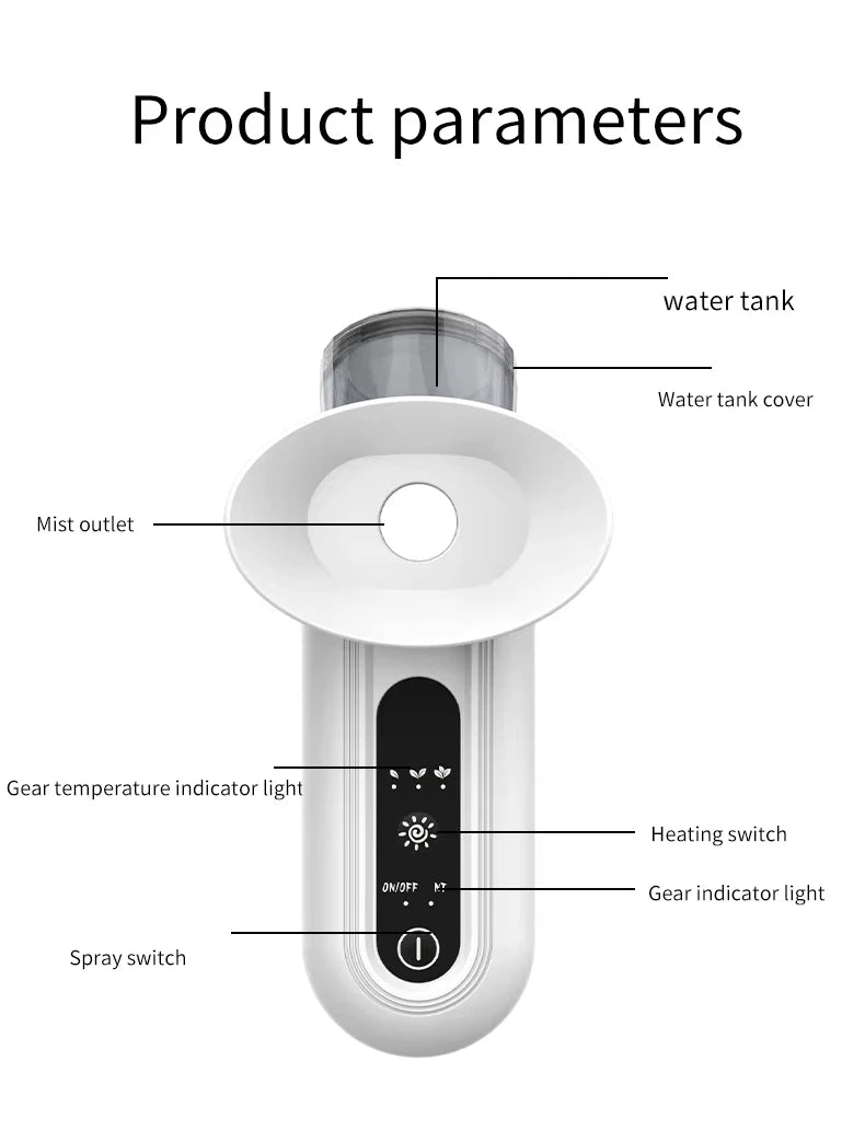 Vaporizador Facial Premium – Nano Mist con Calor Inteligente