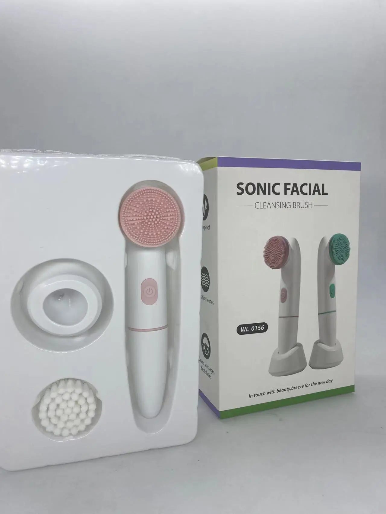 Cepillo Facial Eléctrico Waterproof – Limpieza Profunda & Piel Radiante