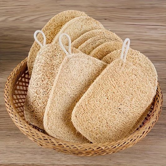 Set de 6 Esponjas de Lufa Natural – Edición Eco Spa