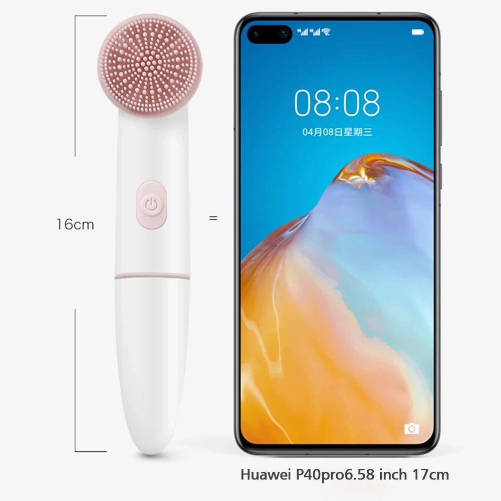 Cepillo Facial Eléctrico Waterproof – Limpieza Profunda & Piel Radiante