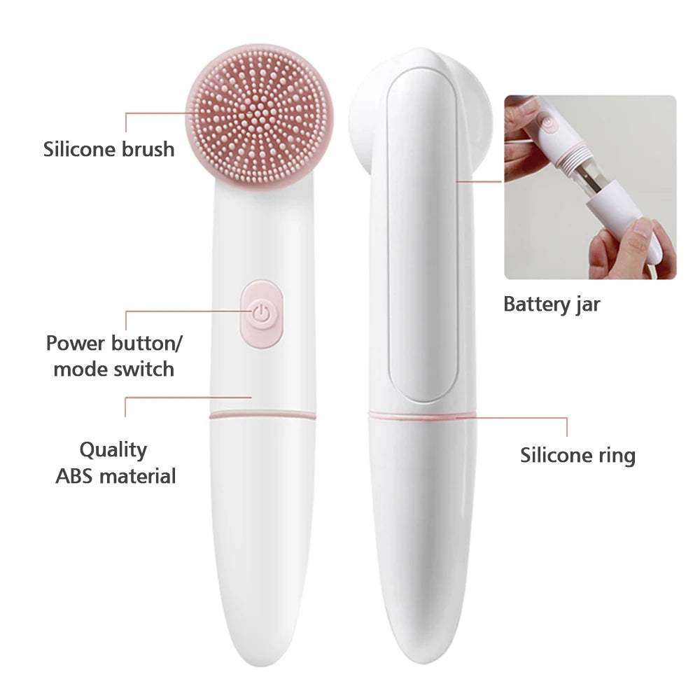 Cepillo Facial Eléctrico Waterproof – Limpieza Profunda & Piel Radiante