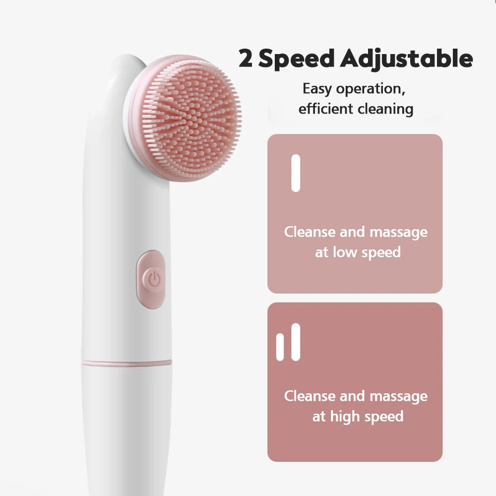 Cepillo Facial Eléctrico Waterproof – Limpieza Profunda & Piel Radiante